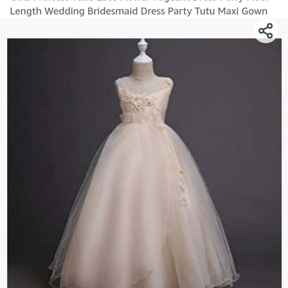 🤑Tulle Lace Flower Pageant Dress